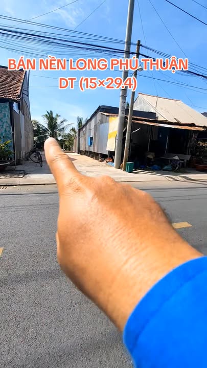 Đất nền Long Phú Thuận, Hồng Ngự 435m² - Đường to ô tô, Sổ đỏ chính chủ!