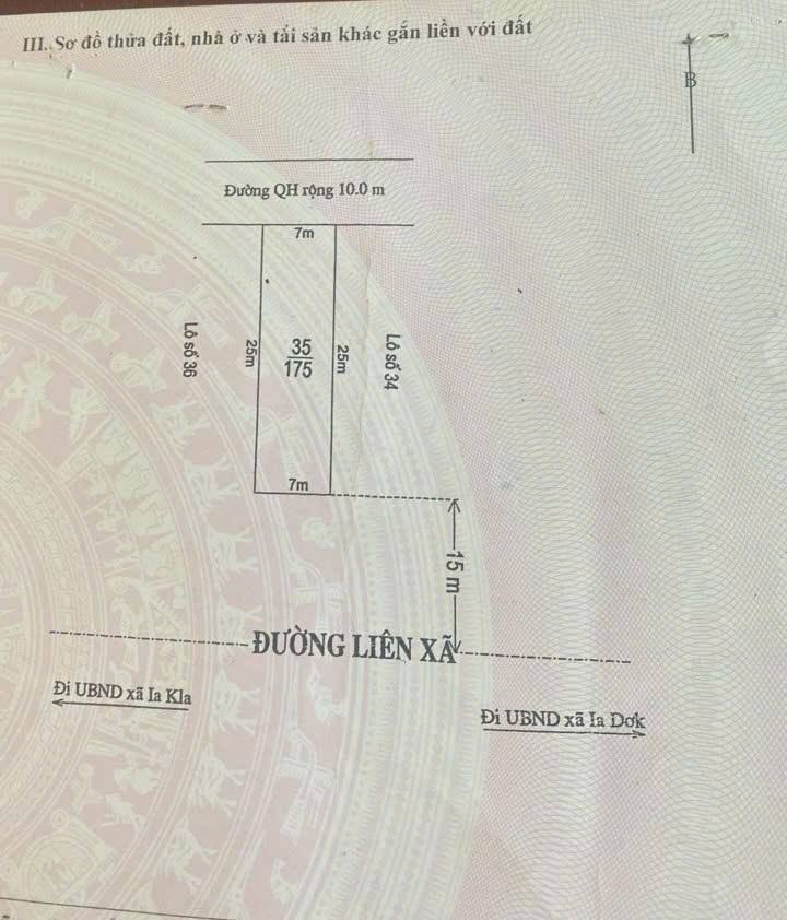 Đất nền Đức Cơ Ia Kla 175m² 550tr - Tiềm năng tăng giá