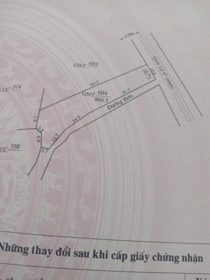 Đất nền 866m² Quốc lộ 47, Đông Sơn - Sổ đỏ chính chủ, X2 tài sản!