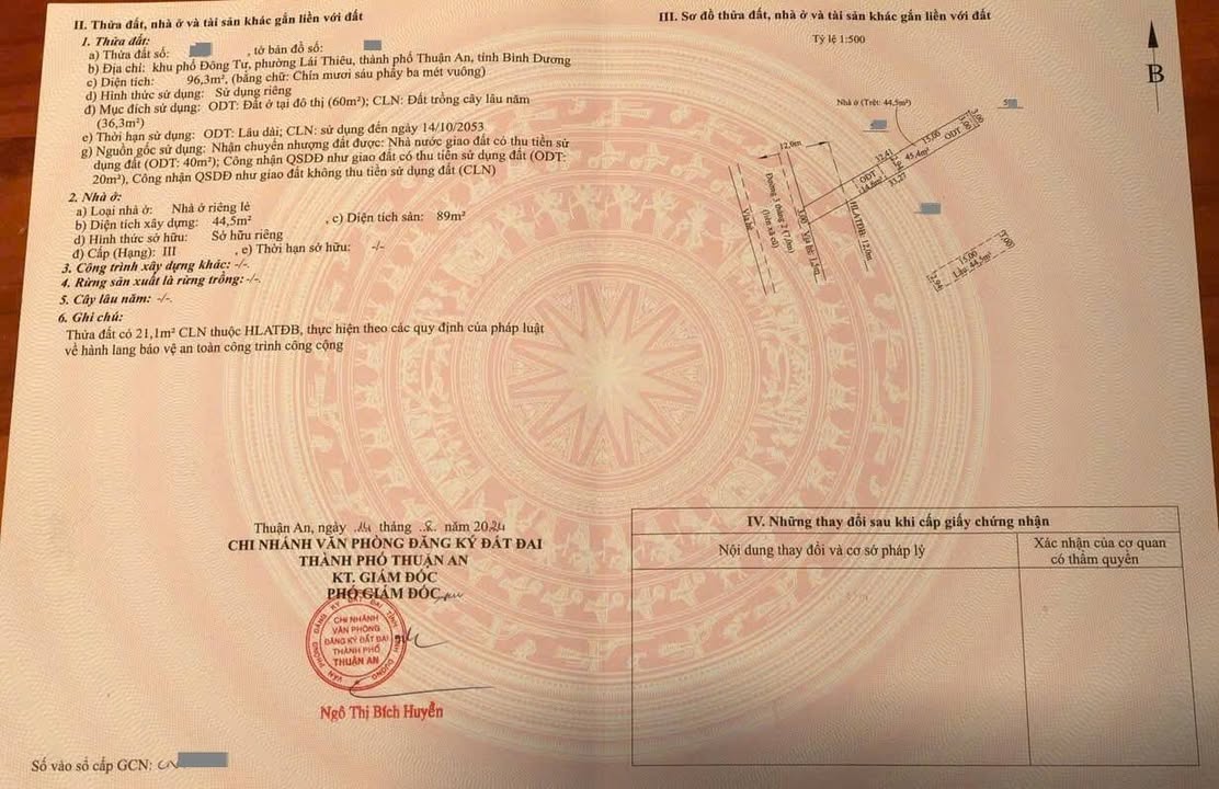 Nhà Phố Thuận An 96.3m² - Mặt Tiền Kinh Doanh Sầm Uất!