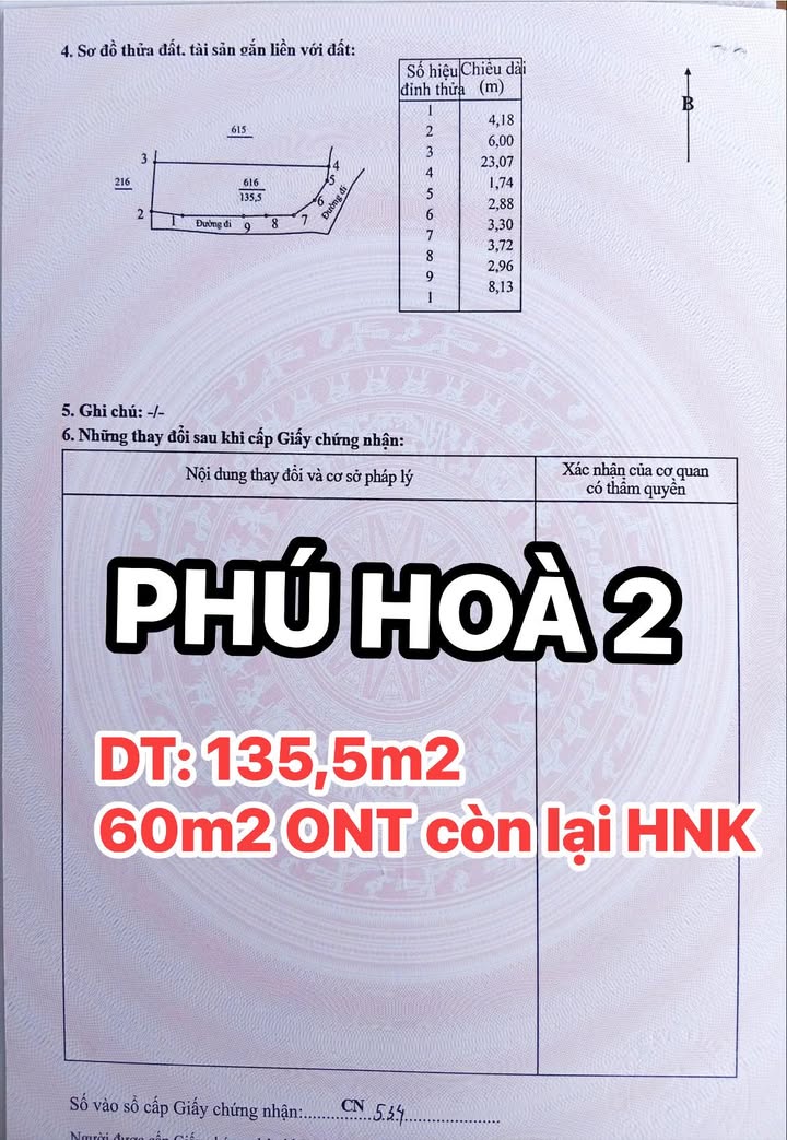 Đất nền Hoà Quang Bắc, Phú Yên 135.5m² giá 300-399 triệu - Tiềm năng tăng giá!