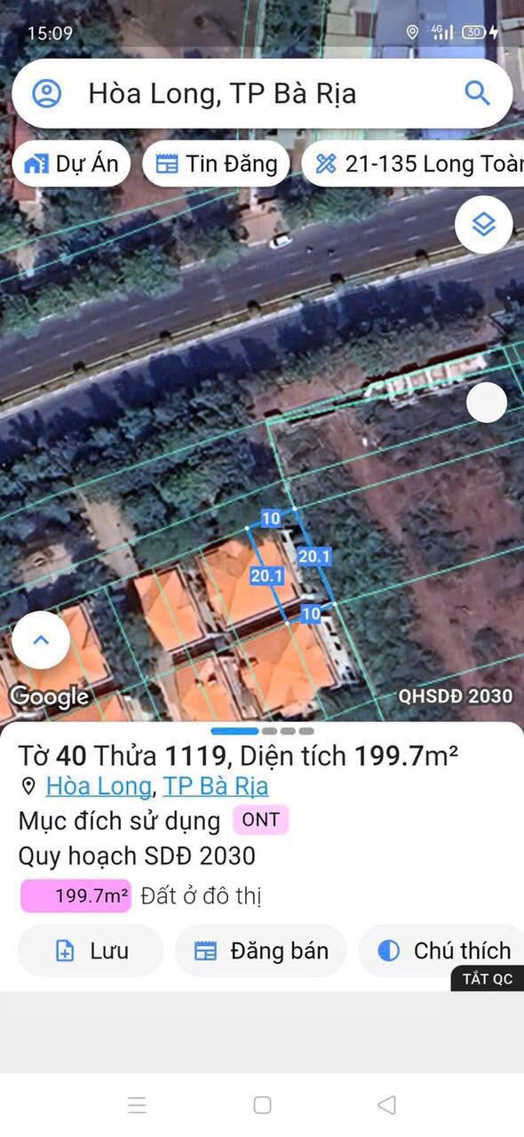 Biệt Thự Thô Hùng Vương TP. Bà Rịa 200m² – Mặt Tiền Kinh Doanh!