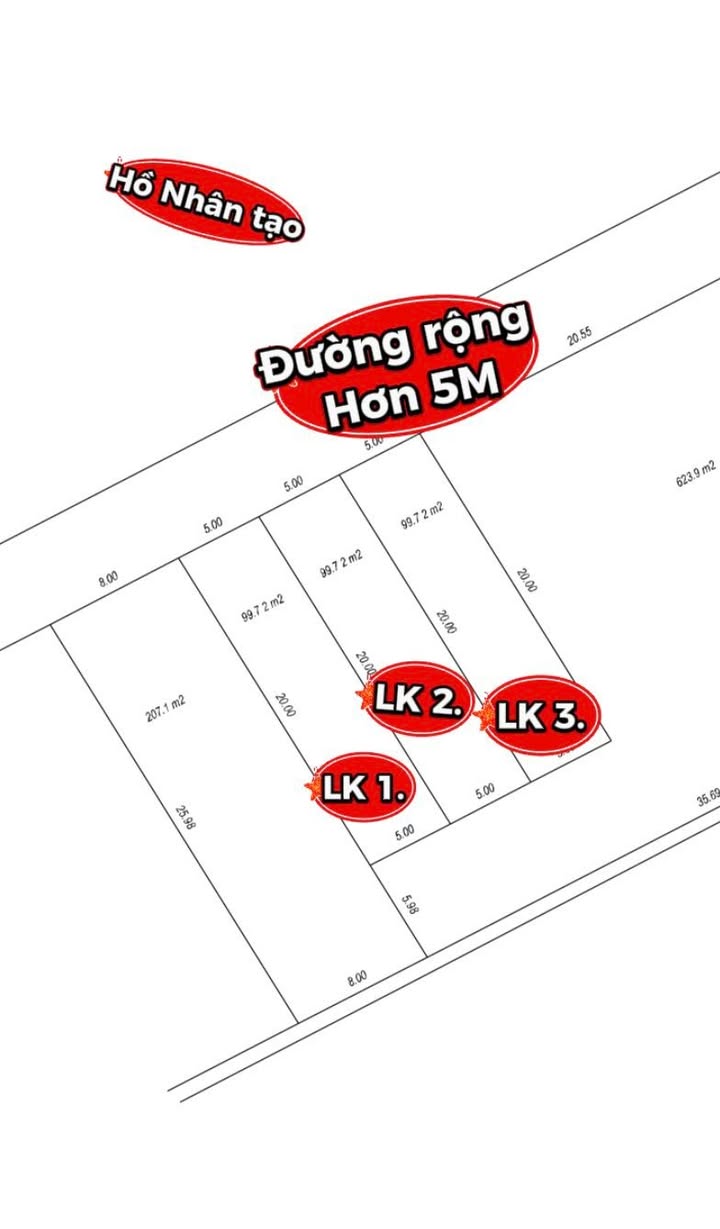 Đất Nền Ba Vì 99.7m² Full Thổ Cư - Giá 20 Tỷ Đầu Tư Sinh Lời