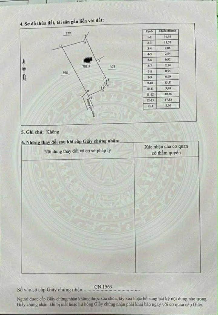 Bán Đất 781m² Hy Cương, Việt Trì - Sổ Đỏ Thổ Cư, Giá Tốt
