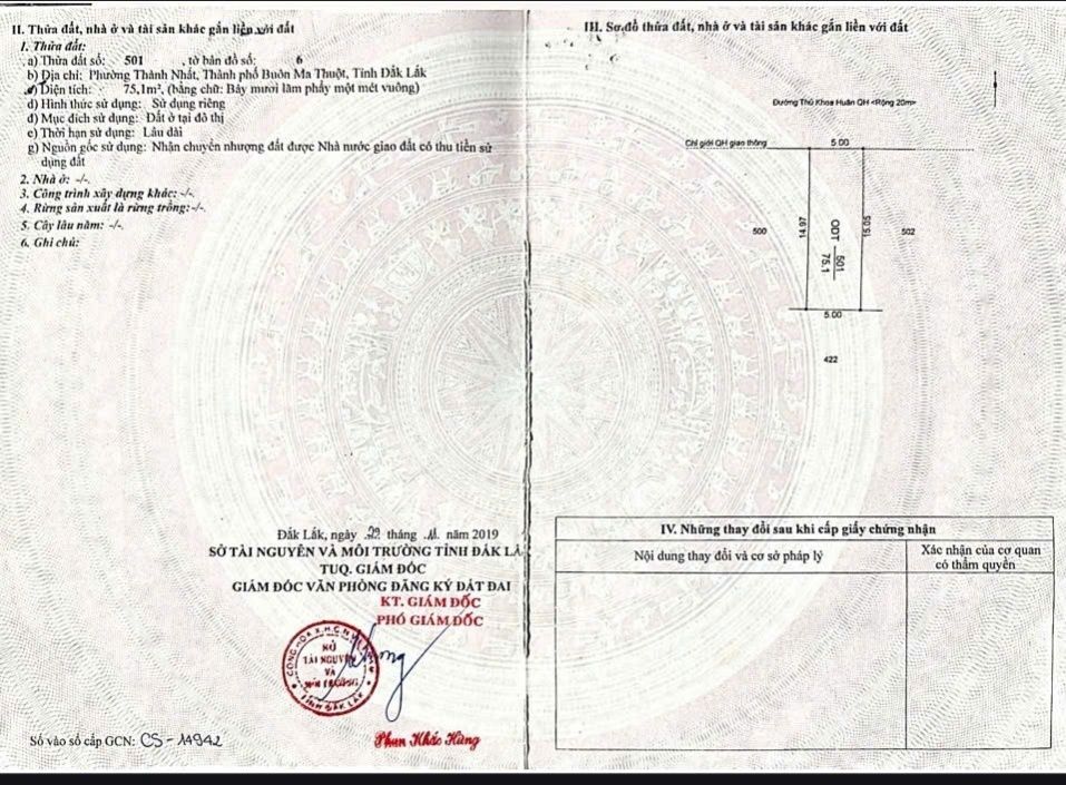 Nhà Mặt Tiền Thủ Khoa Huân 75m² - Sổ Hồng Riêng, Giá 5 Tỷ