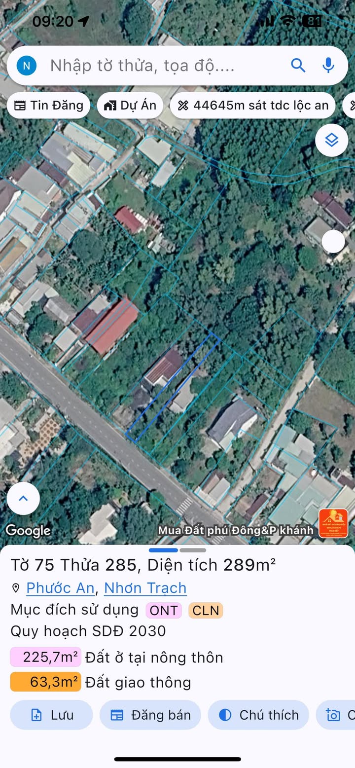 Mặt Tiền Kinh Doanh Phước An, Nhơn Trạch - 275m² Sổ Hồng Giá 5 Tỷ