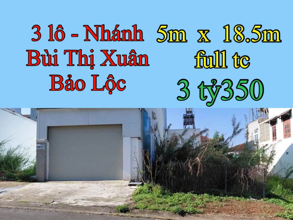 Đất Bảo Lộc 92m² Hẻm 163 Bùi Thị Xuân - Sổ đỏ chính chủ!