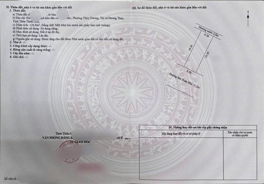 Đất nền Bùi Xuân Phái Huế 127m² - Xây dựng tự do, tiềm năng lớn!