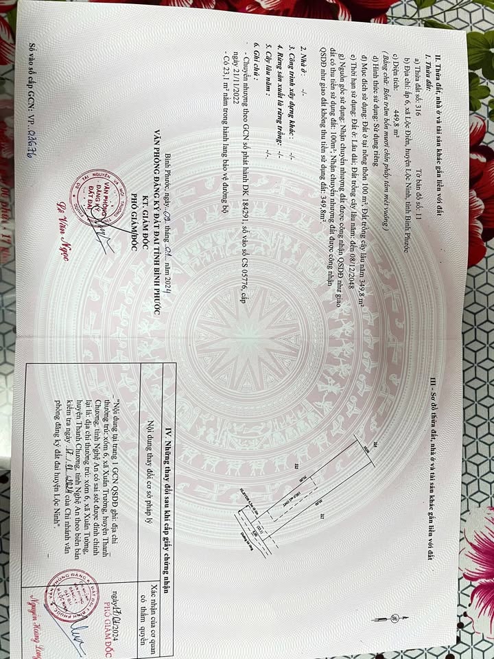 Đất nền Xã Lộc Ninh Chơn Thành 400m² giá hơn 200 triệu - Tiềm năng tăng giá!