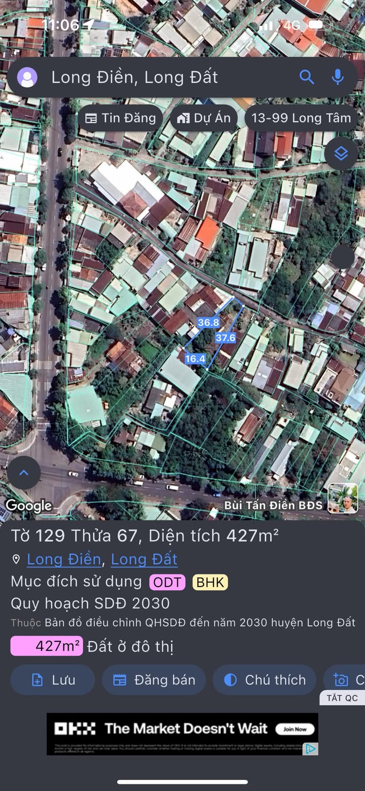 Đất Nền Long Điền 422m² Sổ Đỏ Giá Tốt - Cơ Hội Đầu Tư