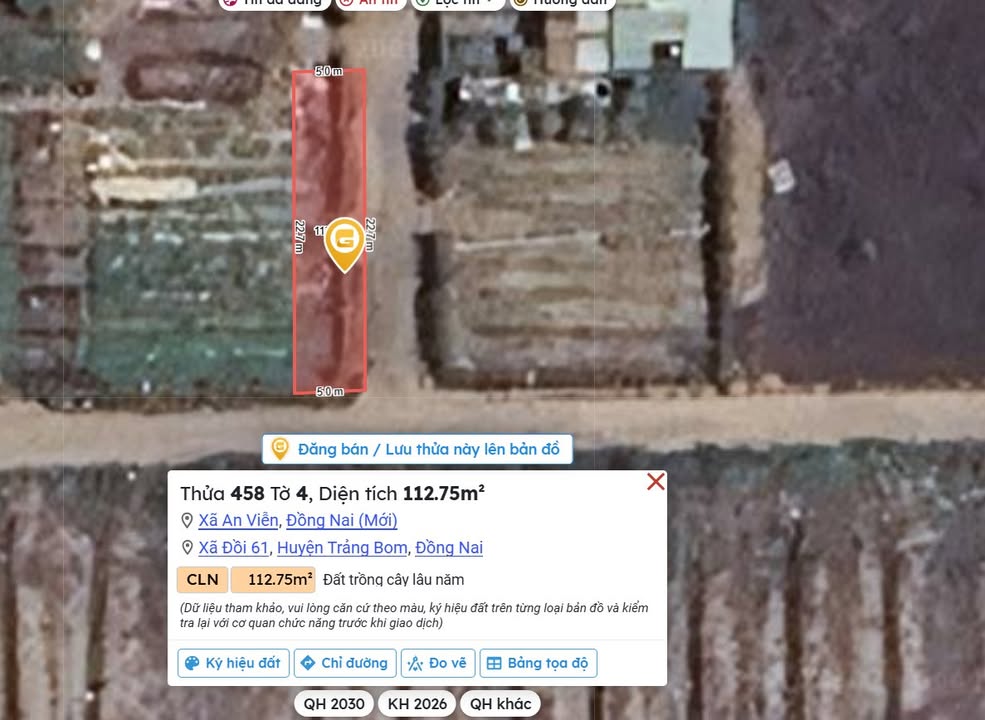 Đất Nền 112m² Xã Đồi 61 Trảng Bom - Tiềm Năng Tăng Giá!