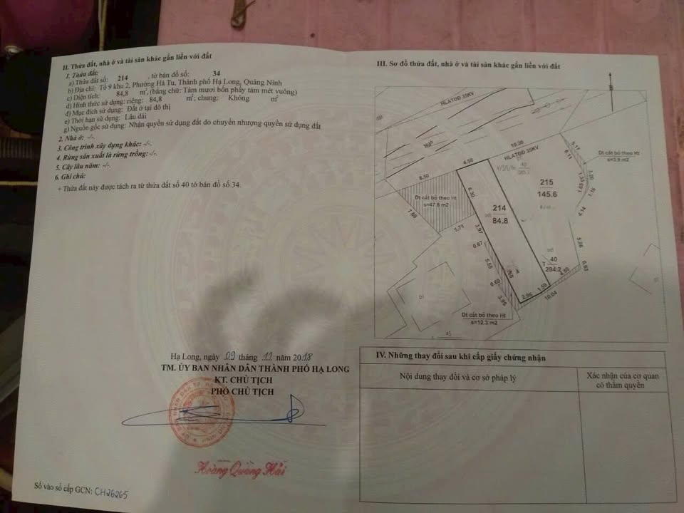 Đất nền Hà Tu, Hạ Long 84.8m² - Sổ đỏ chính chủ, ô tô vào tận nơi!