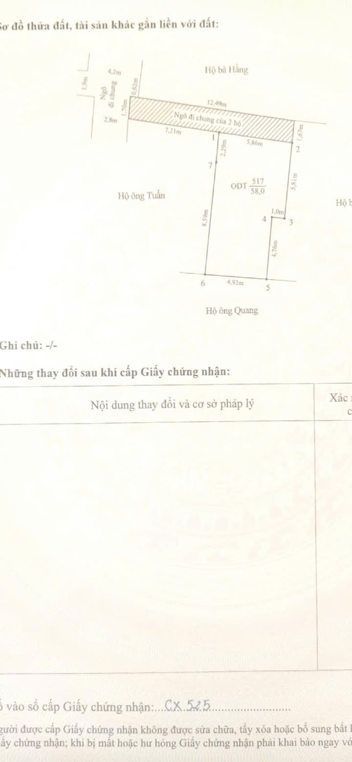 Bán đất tặng nhà cấp 4 chính chủ, 58m² - Ngõ 246 Đà Nẵng, Hải Phòng