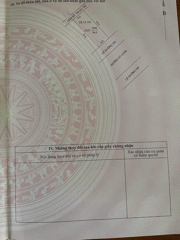 Bán Nền Đất Vàng Đường D7 KDC Hồng Loan 6A, Cần Thơ - 96m², Sổ Hồng