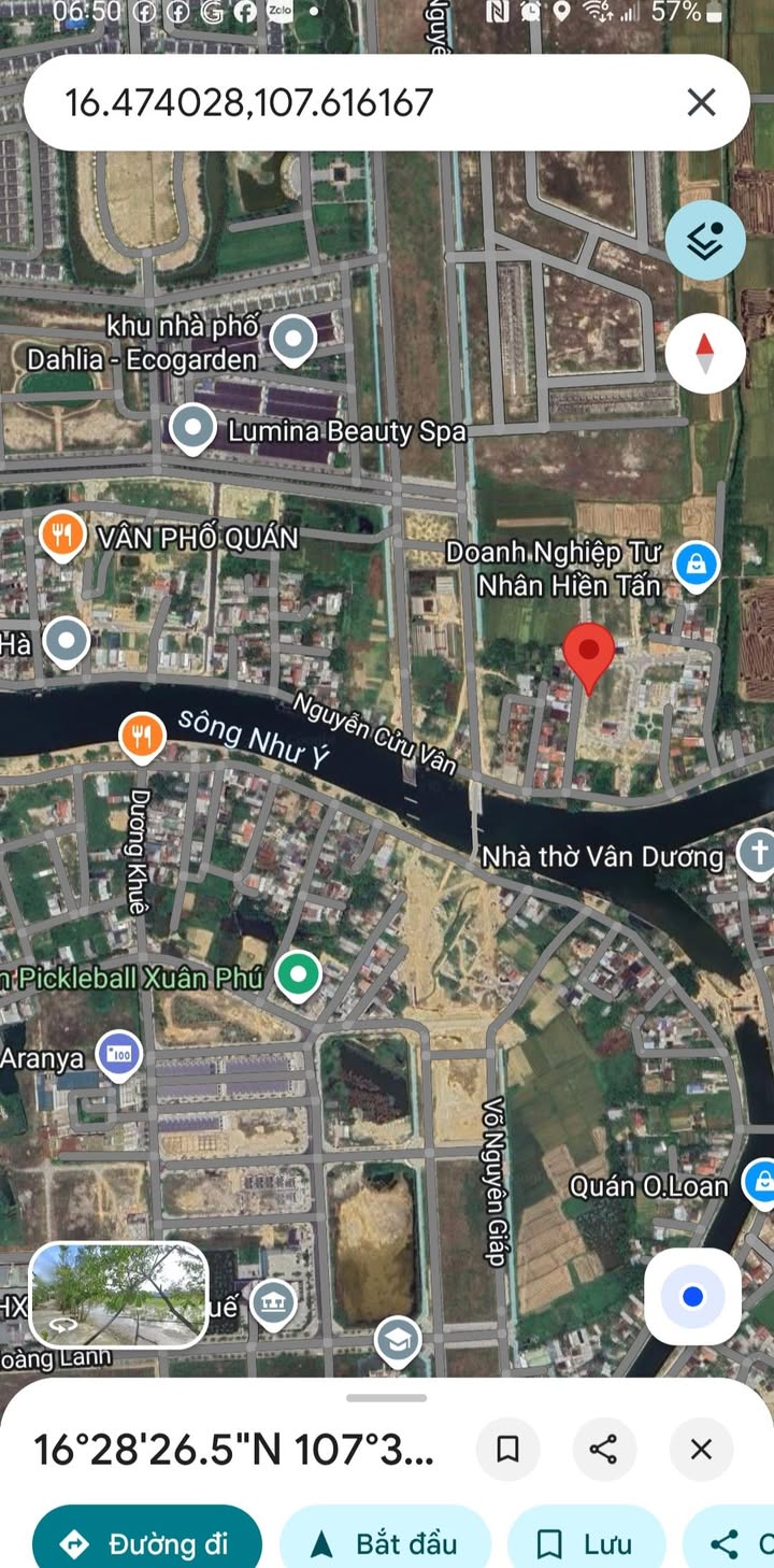 Đất Nền Ecogarden Huế 97.4m² - Hướng Tây Bắc, Gần Cầu Võ Nguyên Giáp