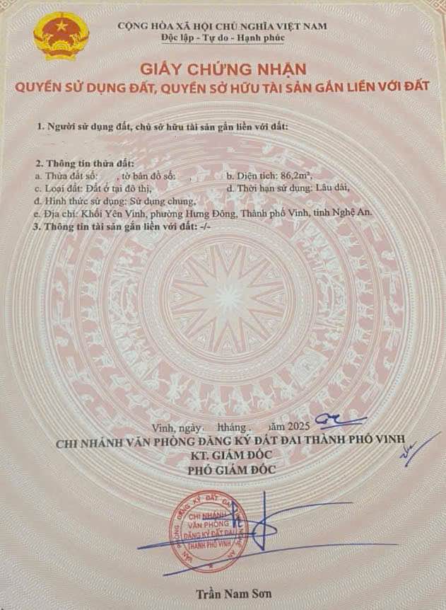 Nhà Phố Hưng Đông, Vinh 86.2m² - Mặt tiền kinh doanh đắc địa!