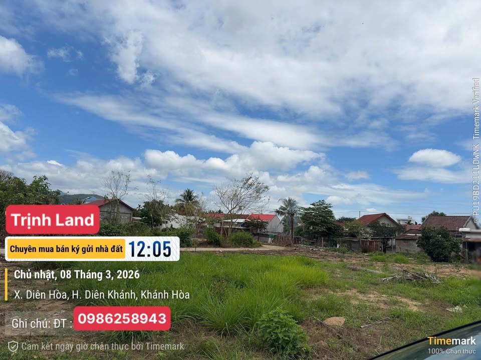 Đất nền Diên Lạc, Diên Khánh từ 999 triệu - Tiềm năng tăng giá vượt trội!