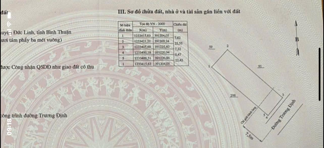 Bán Đất 172m² Đường Trương Định, Đức Tài - Gần Chợ, Trung Tâm Hành Chính