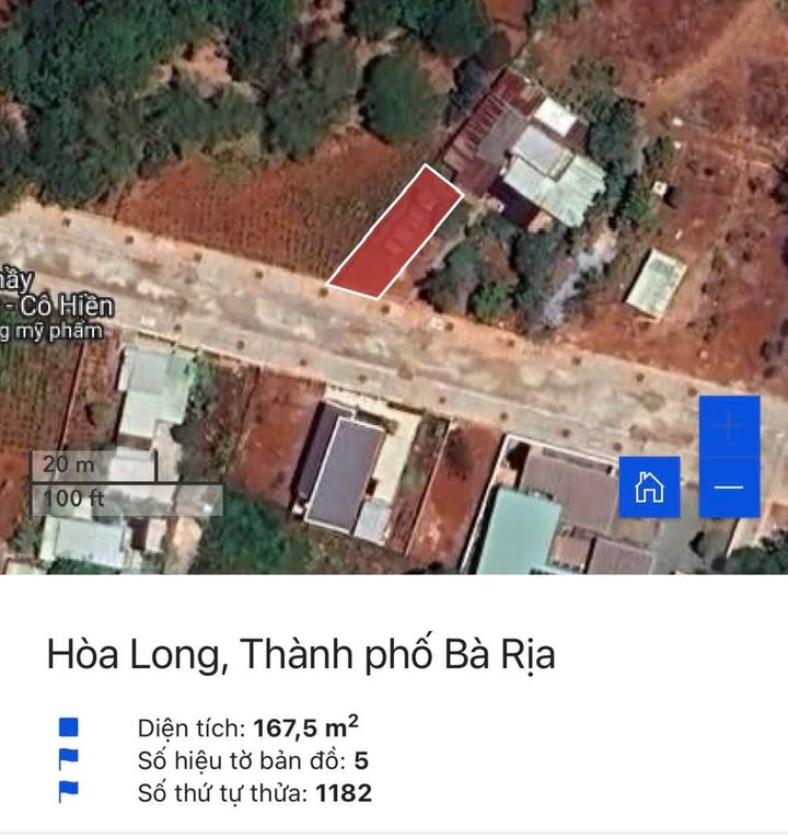 Đất nền Hoà Long, Bà Rịa 176m² - Đất thổ cư 100%!