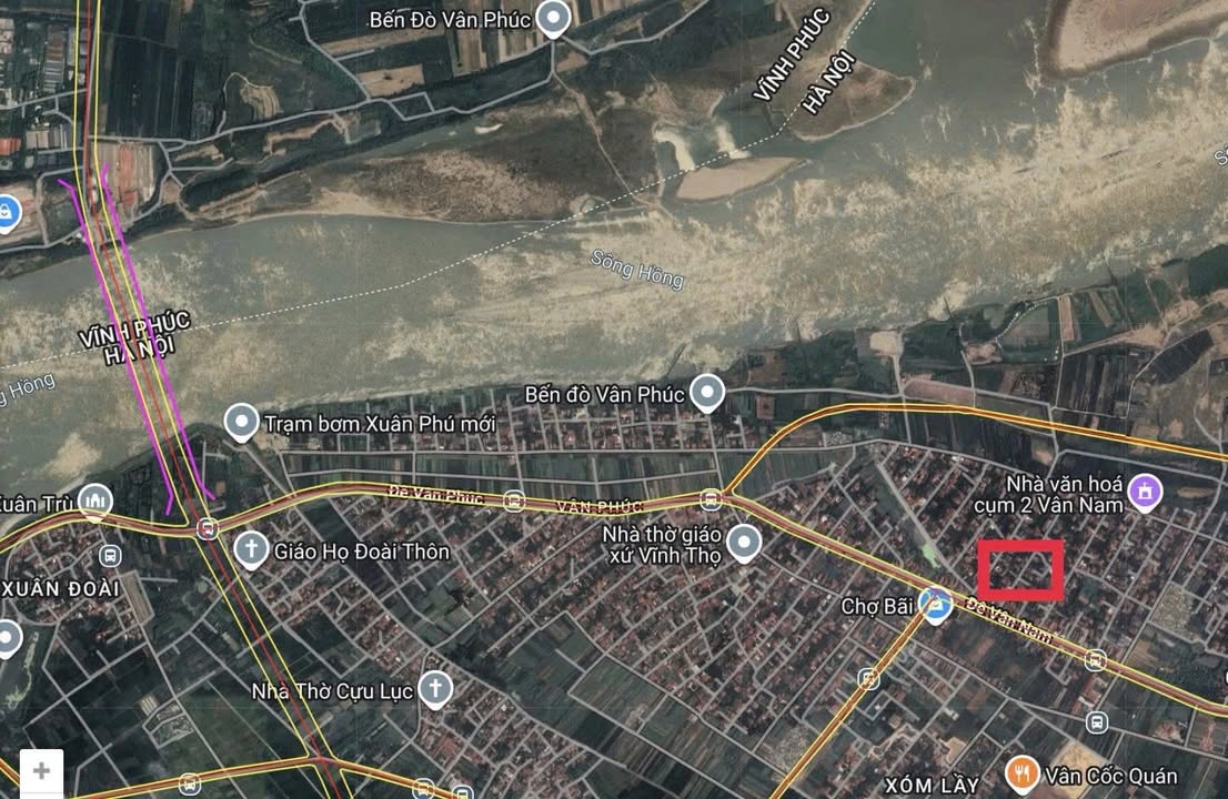 Đất Vân Phúc Phúc Thọ 263m² giá 2x triệu/m² - Xây dựng tự do