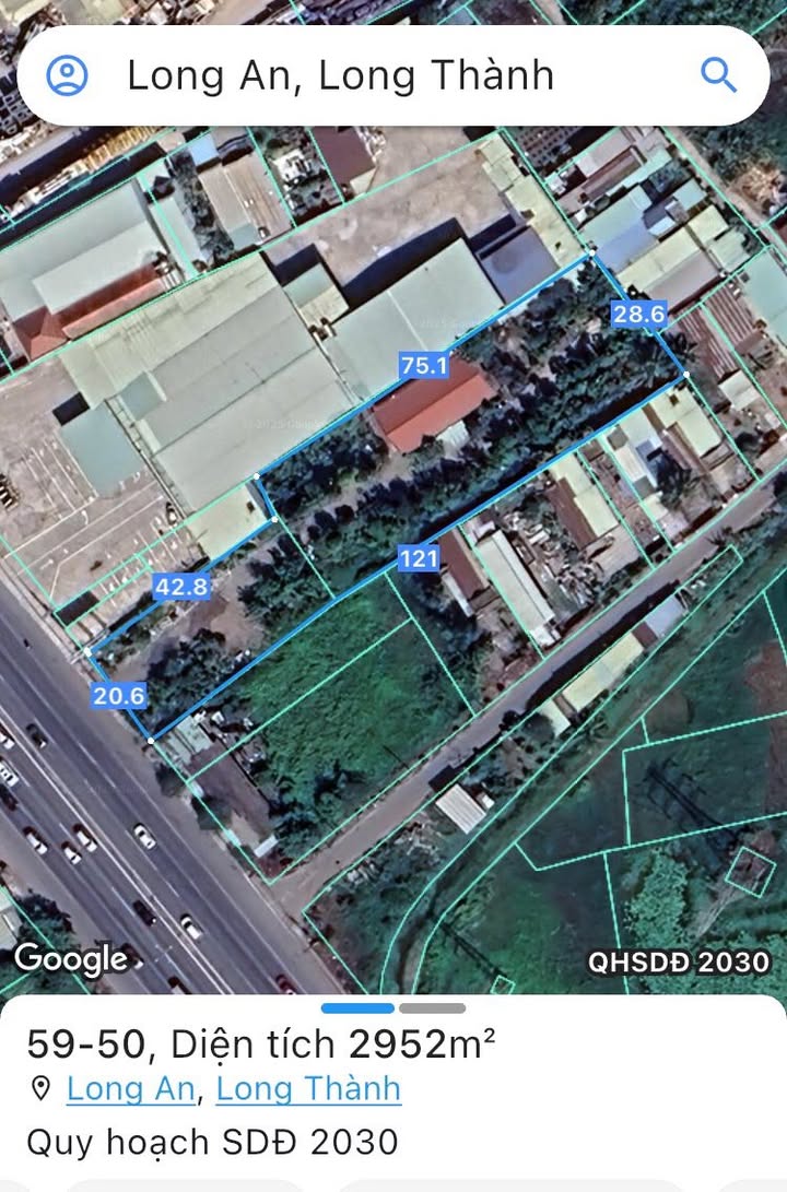 Đất nền Long Thành 1080m² mặt tiền QL51 - Tiềm năng tăng giá cực lớn!