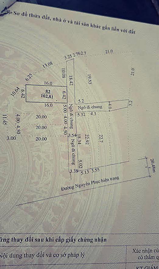 Đất nền Quảng Thắng 102m² giá 2 tỷ - Sổ đỏ chính chủ