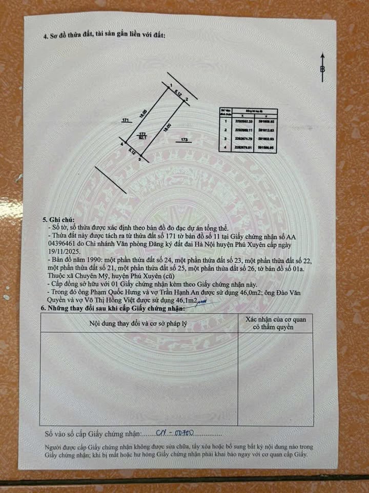 Đất Nền 92m² Mặt Tiền 5.12m - Xã Chuyên Mỹ, Phú Xuyên, Hà Nội - Giá 3 Tỷ