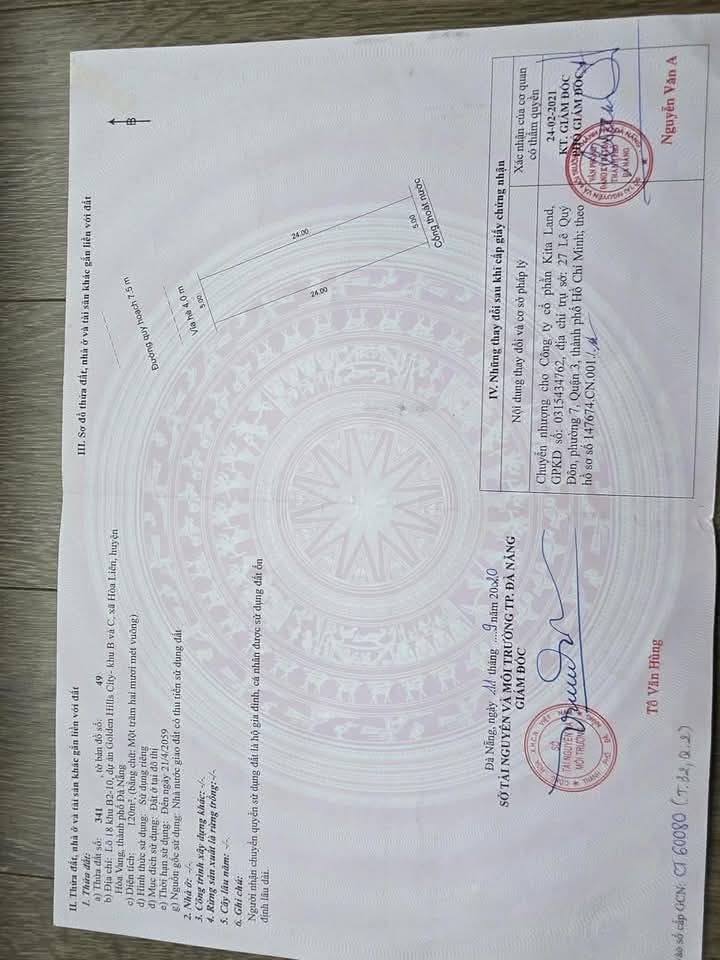 Bán Đất Nền Golden Hill Đà Nẵng 120m² - Giá Tốt Chính Chủ