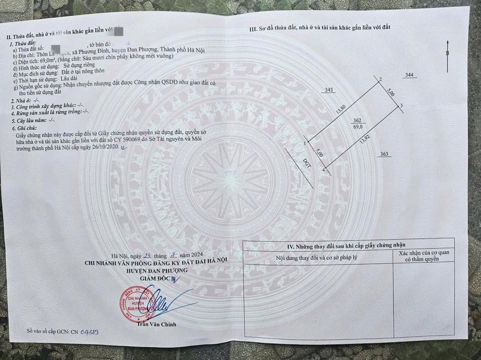 Đất nền Đan Phượng 60m² dưới 5 tỷ - Tiềm năng tăng giá vượt trội!