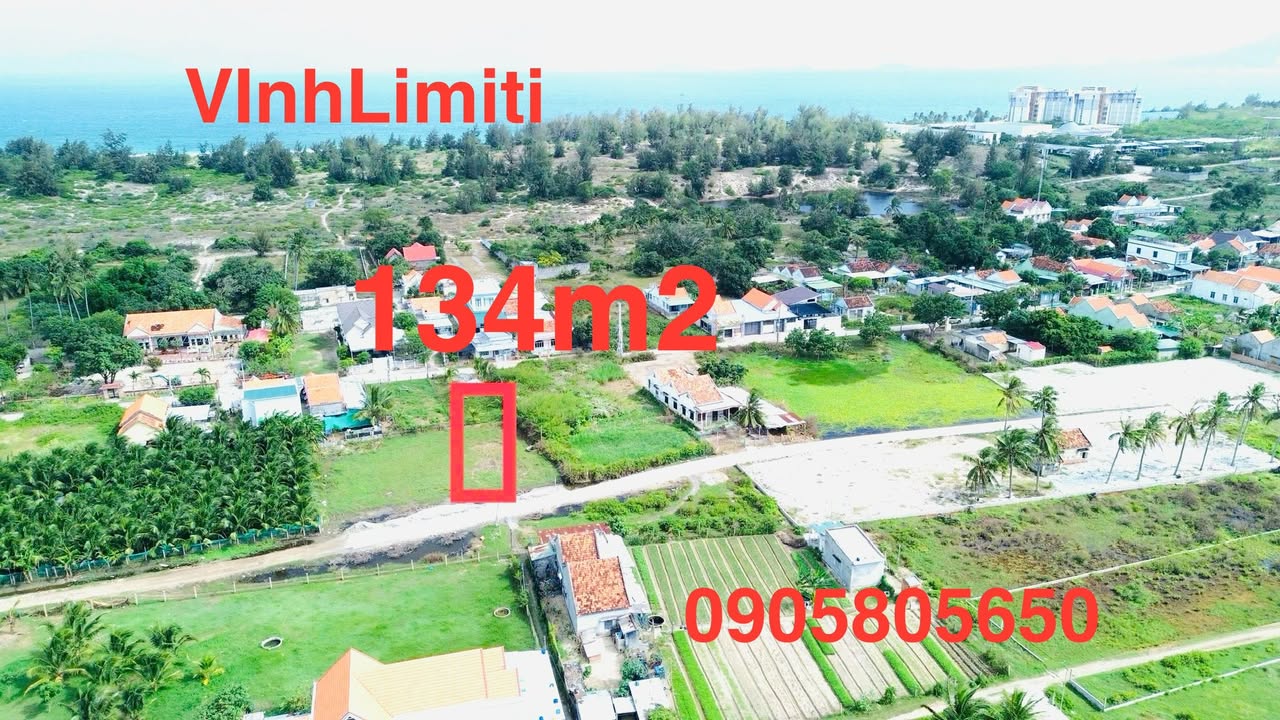 Đất nền Ninh Hải 134m² - Đất thổ cư 100%, cách biển 500m, giá tốt!