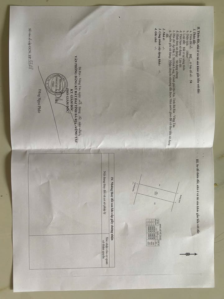 Bán Gấp Căn Hộ 100m² Phường Long Tâm, Bà Rịa - Sổ Đỏ Thổ Cư Giá 1.17 Tỷ