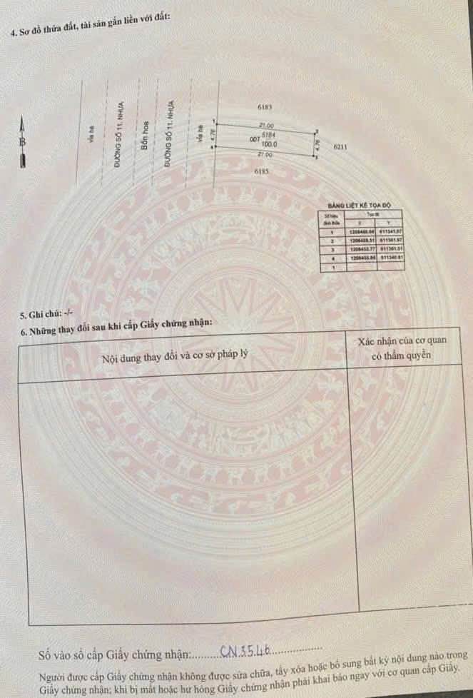 Đất Mặt Tiền Đường Đôi Tứ Hải Dĩ An 100m² - Kinh Doanh Sầm Uất