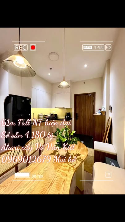 Căn hộ Akari Bình Tân 61m² 4.18 tỷ - View đẹp hồ bơi