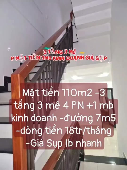 Nhà phố 3 tầng Tôn Đản 110m² giá 7 tỷ - Đầu tư sinh lời!