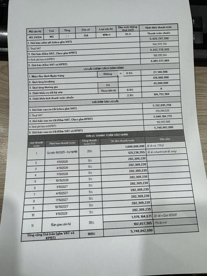 Bán Căn hộ Studio 1N+ Hoài Đức 51m² - Giá Tốt, Sẵn Sàng Giao Dịch