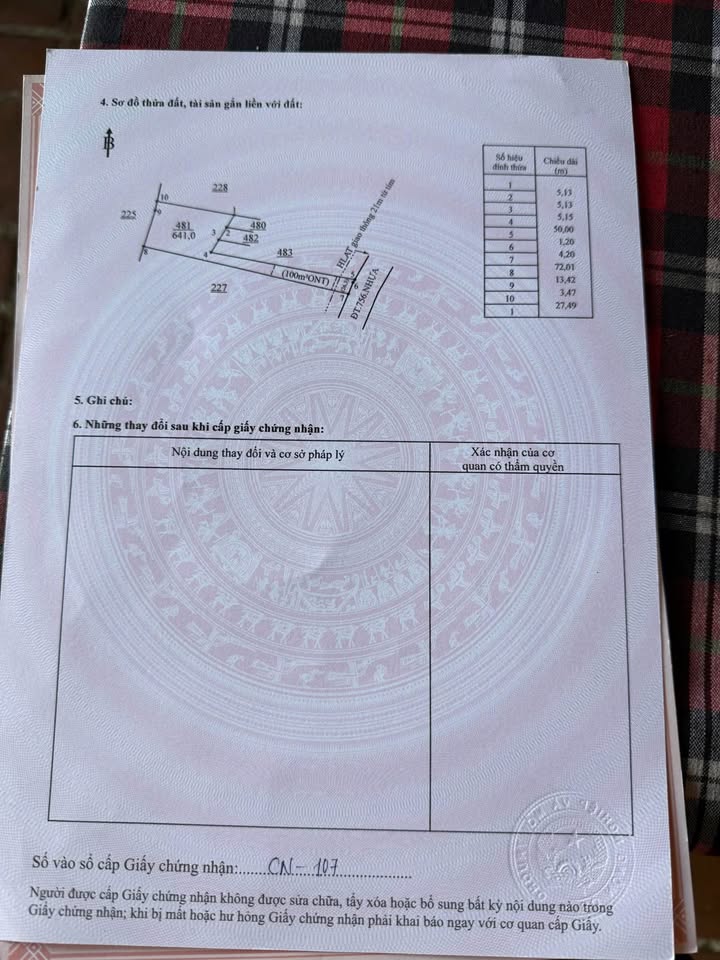 Đất Dầu Tiếng 650m² Sổ Hồng 100% Thổ Cư - Giá F0 Chỉ 3 Tỷ