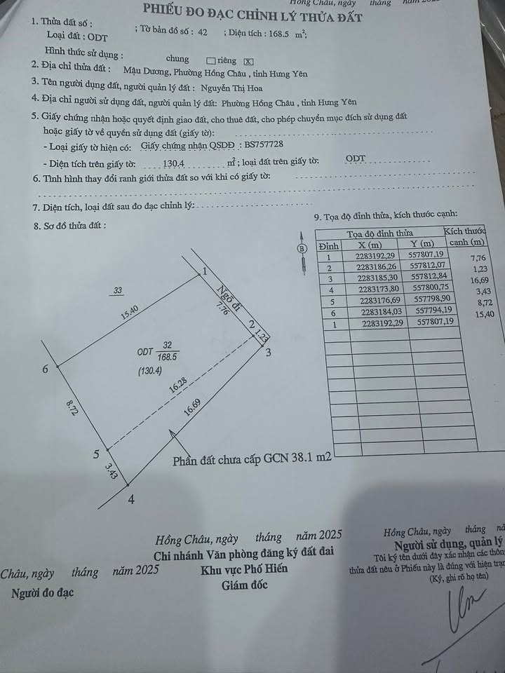 Đất Nền Hưng Yên 148m² - Sổ Đỏ Chính Chủ, Giá Tốt