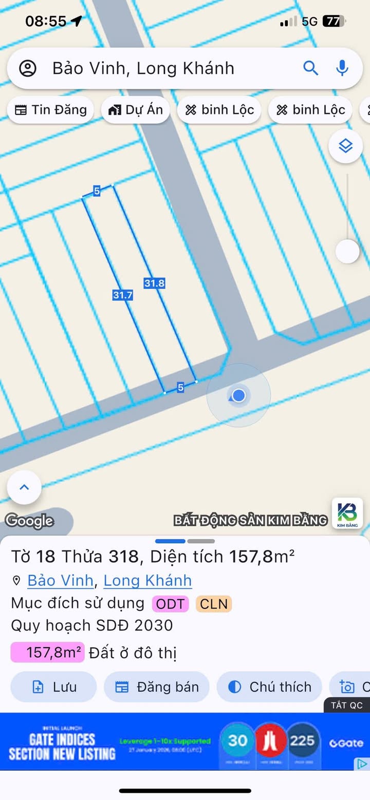 Đất Nền 157m² Đường Số 4, Long Khánh - Sổ Riêng Thổ Cư, Giá 1.55 Tỷ