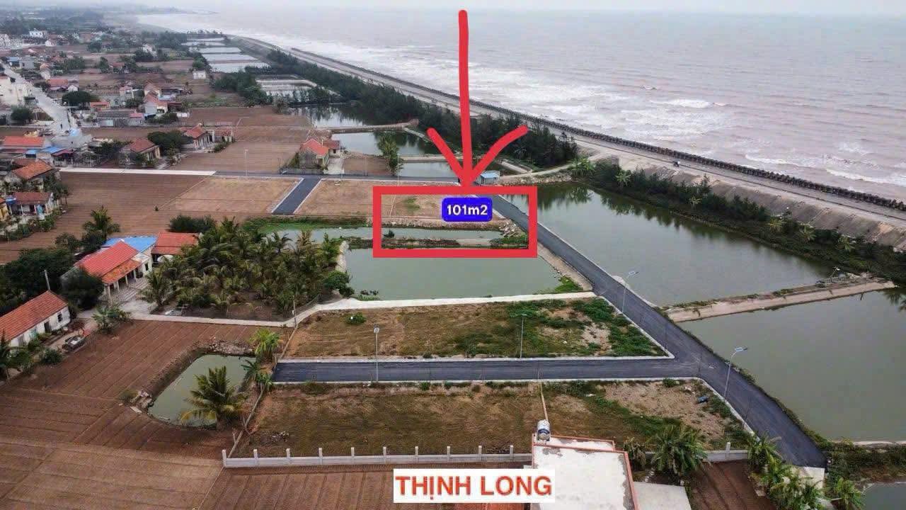 Đất nền Thịnh Long, Nam Định 101m² - Sổ đỏ chính chủ, mặt biển hiếm có!