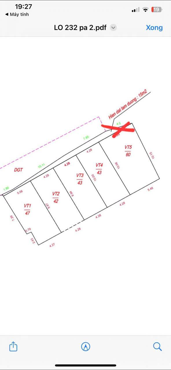 Đất nền Phủ Lý 47m² giá chỉ hơn 1 tỷ - Tiềm năng tăng giá!