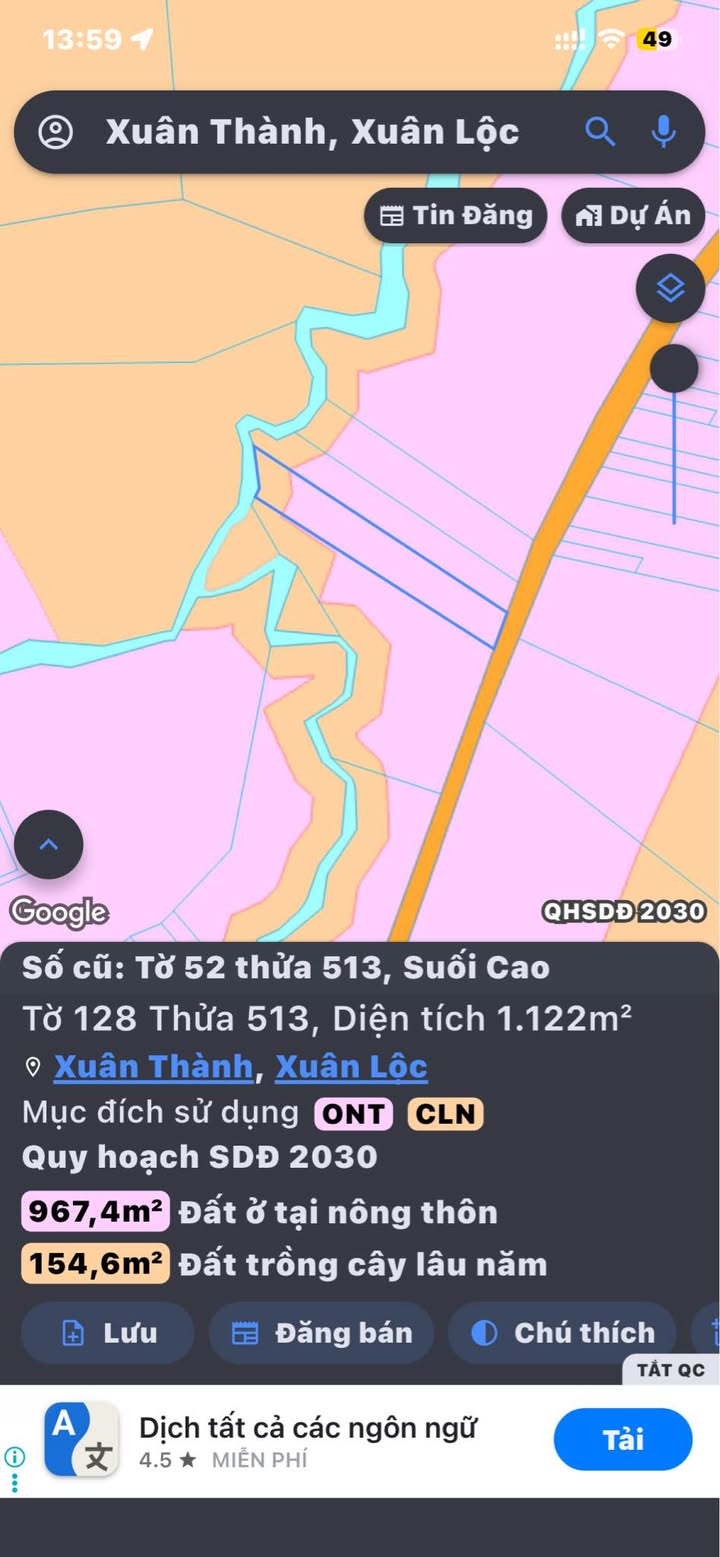 Đất Nền Suối Cao, Xuân Lộc 2000m² - Pháp Lý Rõ Ràng, Sổ Hồng Chính Chủ!