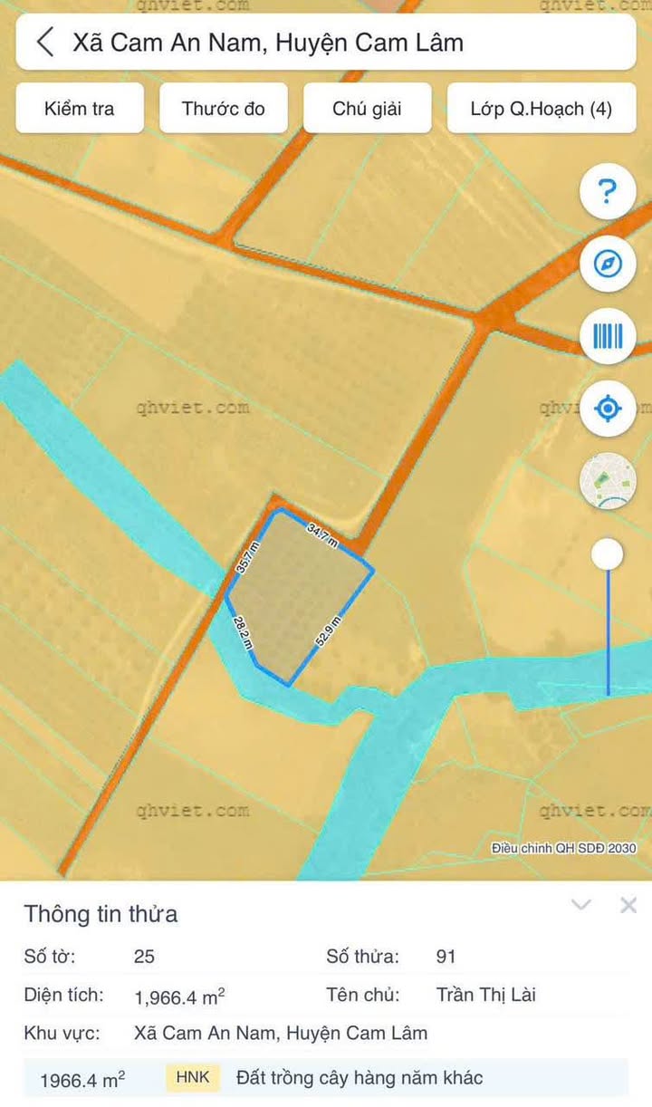 Bán Gấp Đất Nền Cam Lâm 1966m² - Góc 2 Mặt Tiền, Sổ Đỏ Sẵn Sàng