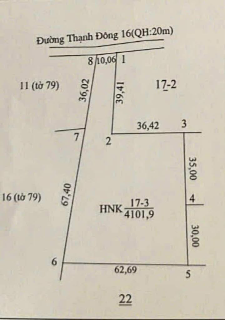 Đất Thạnh Đông Tân Châu - 1440m² Mặt Tiền 10m - Giá 690 Triệu - Sổ Đỏ Lên Thổ Cư