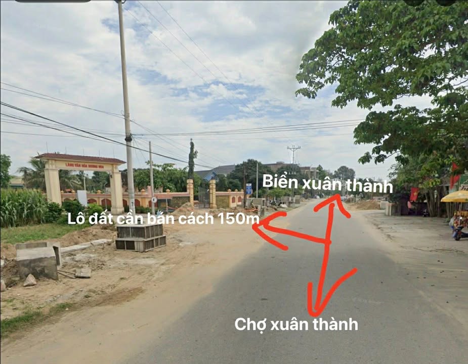 Đất nền Xã Xuân Thành, Nghi Xuân 400m² - Đường to ô tô, pháp lý rõ ràng!