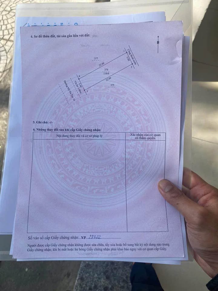 Đất Nền Mỹ Đa Tây 10, Đà Nẵng 110m² - Sổ đỏ chính chủ!