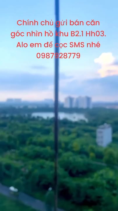 Căn hộ Thanh Hà view hồ 80m2 giá 4 tỷ - View đẹp