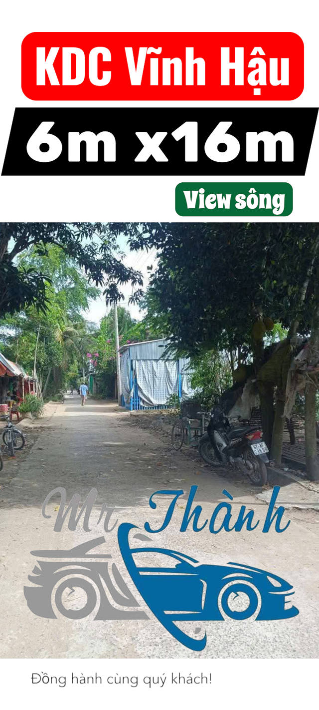 Đất Vĩnh Hậu An Phú 96m² giá 2xx triệu - Sổ đỏ chính chủ