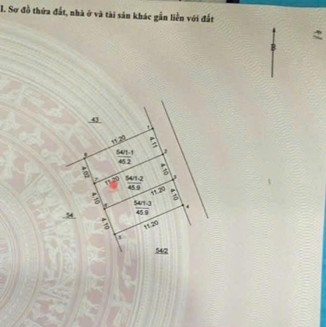 Đất nền Vân Côn, Hoài Đức 45.9m² – Tiềm năng tăng giá vượt trội!