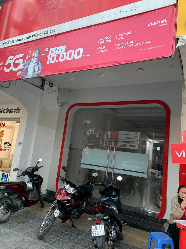 Mặt bằng 100m² mặt tiền Phan Đình Phùng, Đà Lạt - Sẵn sàng kinh doanh