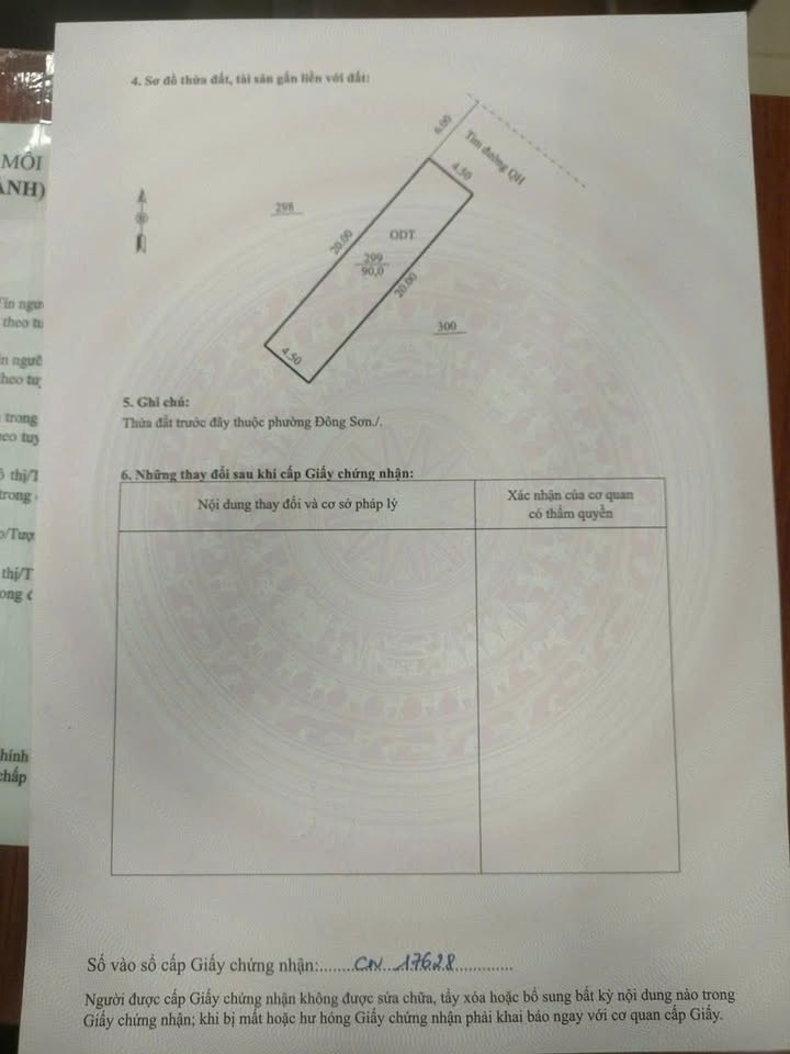 Đất nền Đông Thịnh, Thanh Hóa 90m² - Sổ đỏ chính chủ, giá đầu tư 3.1 tỷ